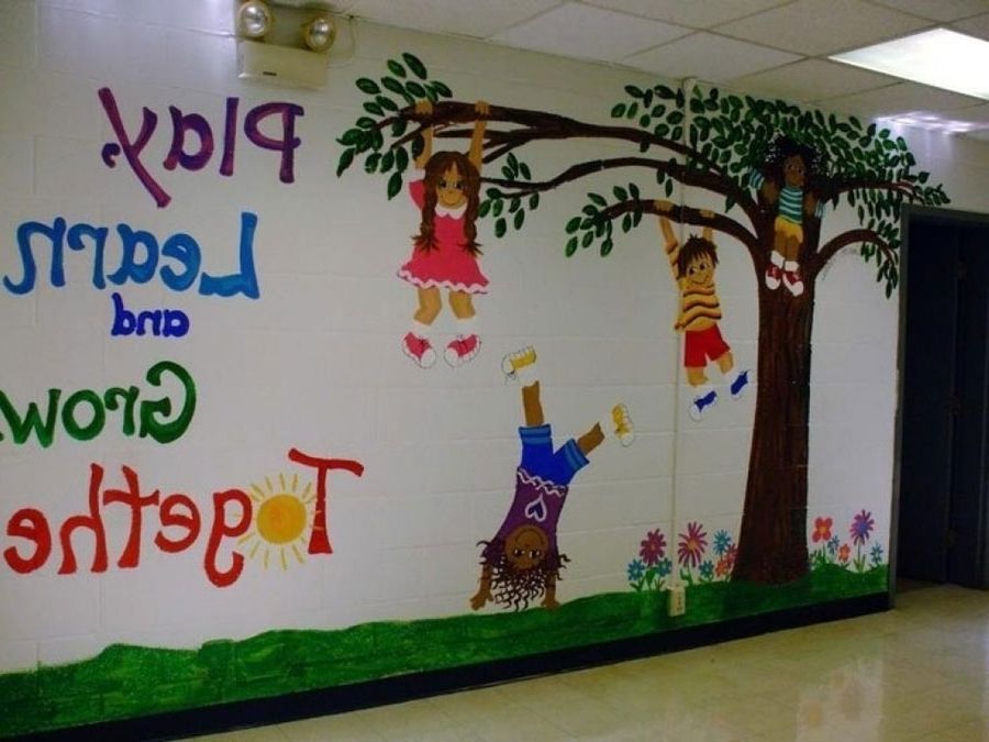 2018 Wall Decor Attractive Wall Decoration For Preschool Classroom Regarding Preschool Wall Art (View 10 of 15)