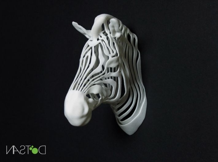 3d Printed Wired Life Zebra Trophy Head Wall (drulyg3xp)dotsan Pertaining To Newest Zebra 3d Wall Art (View 9 of 15)