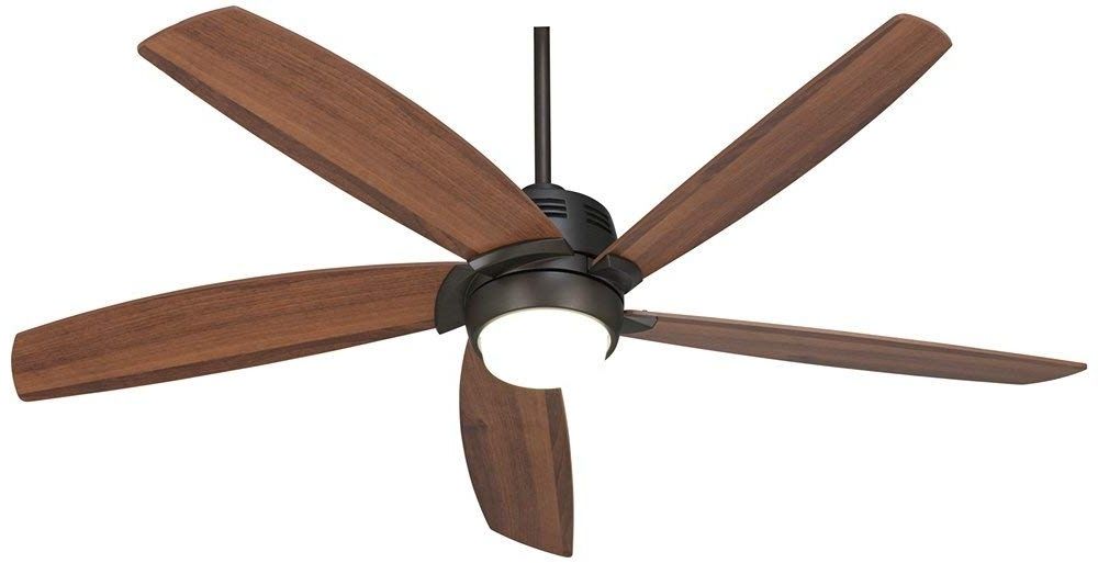 56" Casa Ecanto Oil Rubbed Bronze Led Ceiling Fan – – Amazon Inside Trendy Oil Rubbed Bronze Outdoor Ceiling Fans (View 14 of 15)