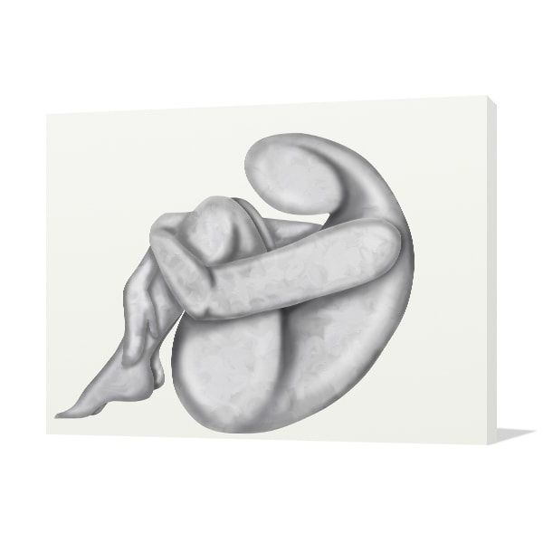 Abstract Body Wall Art Pertaining To Widely Used Abstract Body Canvas Art Print Selling Art Online (Photo 13 of 15)