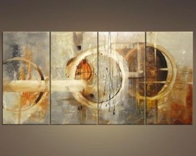 Abstract Canvas Wall Art Iii Within 2017 Three Signs Of Rain Modern Canvas Art Wall Decor Abstract Oil (View 1 of 15)