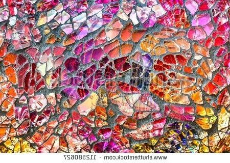 Abstract Mosaic Wall Art With 2017 Mosaic Wall Art Abstract Colorful Glass And In Design 6 Designs (View 15 of 15)