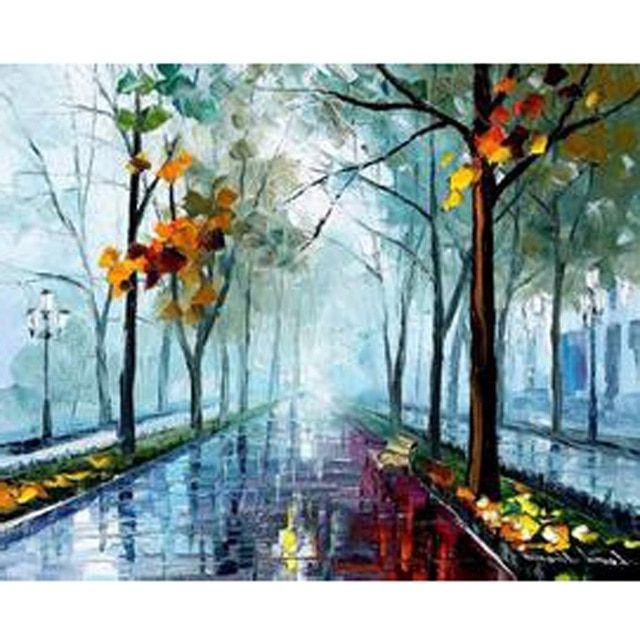 Abstract Nature Wall Art Throughout Popular Handmade Modern Abstract Oil Painting On Canvas Landscape Nature (View 13 of 15)