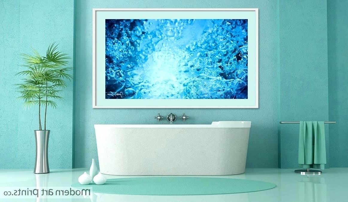 Abstract Wall Art For Bathroom For Best And Newest Large Modern Canvas Wall Art Art For Bathroom Wall Art Abstract (View 2 of 15)