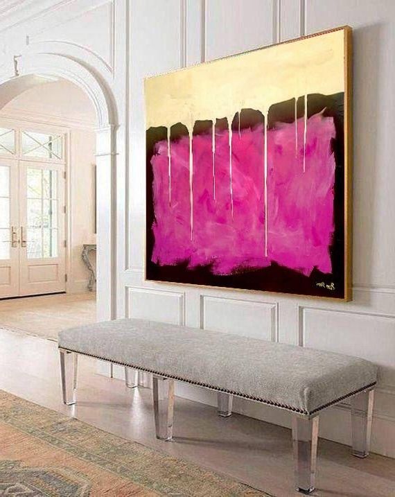 Acrylic Abstract Wall Art For Most Recent Wall Art, Acrylic Painting, Abstract Painting, Canvas Art, Custom (View 13 of 15)
