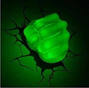 Amazon: 3d Wall Art Kids Nightlight – Hulk Hand: Baby For Trendy Hulk Hand 3d Wall Art (Photo 1 of 15)