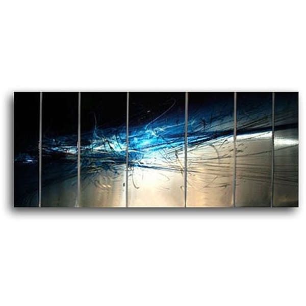 Ash Carl Metal Wall Art Pertaining To Well Liked Shop Ash Carl 'forever' 7 Panel Abstract Metal Wall Art – On Sale (Photo 1 of 15)