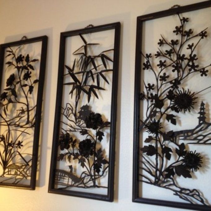 Asian Metal Wall Art Within Current 20 Asian Wall Art, Asian Wall Art Panels Images – Thebeyerfoundation (Photo 1 of 15)