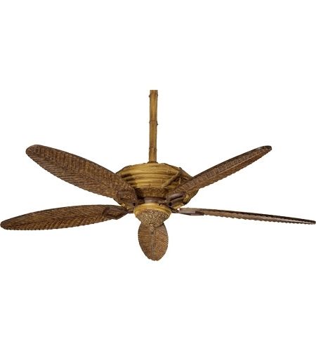 Bamboo Outdoor Ceiling Fans With Regard To 2018 Savoy House Karyl Pierce Paxton Heartland Whimsical Barbados 52in (View 9 of 15)