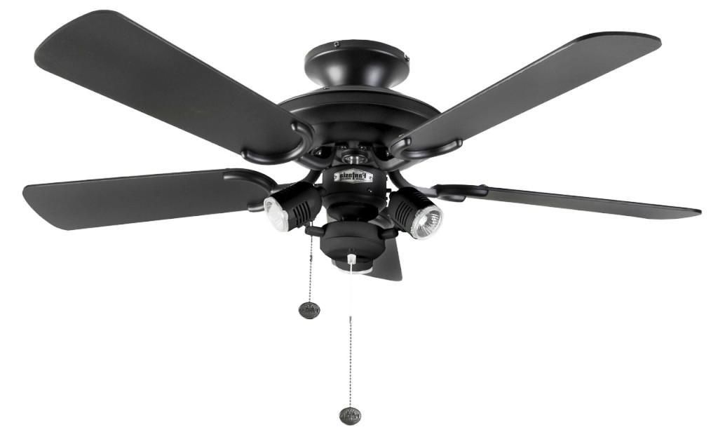 Best And Newest Casablanca Outdoor Ceiling Fans With Lights In Flush Mount Black Ceiling Fan With Light Designs Dlrn Design (View 8 of 15)