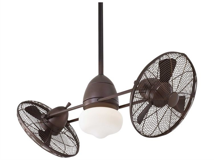 Best And Newest Minka Aire Outdoor Ceiling Fans With Lights Inside Minka Aire Gyro Wet Oil Rubbed Bronze 42'' Wide Outdoor Ceiling Fan (Photo 2 of 15)