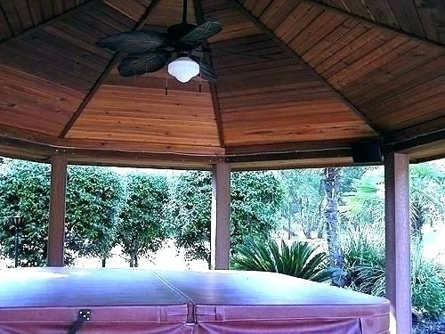 Best And Newest Outdoor Ceiling Fans For Gazebos In Gazebo Fan Outdoor Ceiling Fan For Gazebo Outdoor Ceiling Fan Gazebo (View 15 of 15)