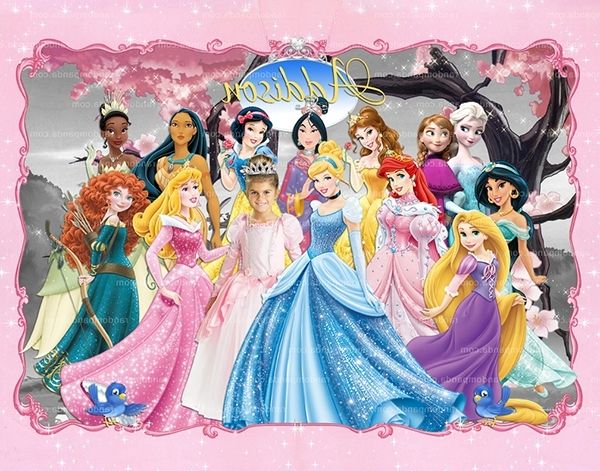 Best And Newest Personalize Kids Poster, Be A Disney Princess Poster, Princess Wall Art Within Disney Princess Wall Art (Photo 12 of 15)