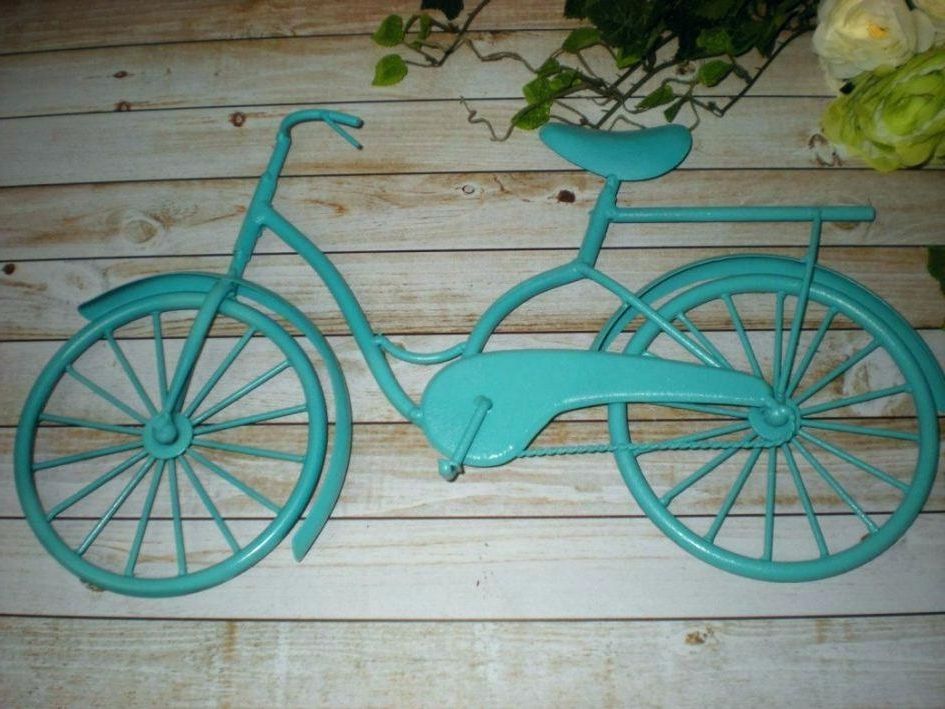 Bicycle Wall Art Decor Throughout 2018 Bicycle Wall Art Decor Metal Bicycle Wall Decor Accent (Photo 12 of 15)