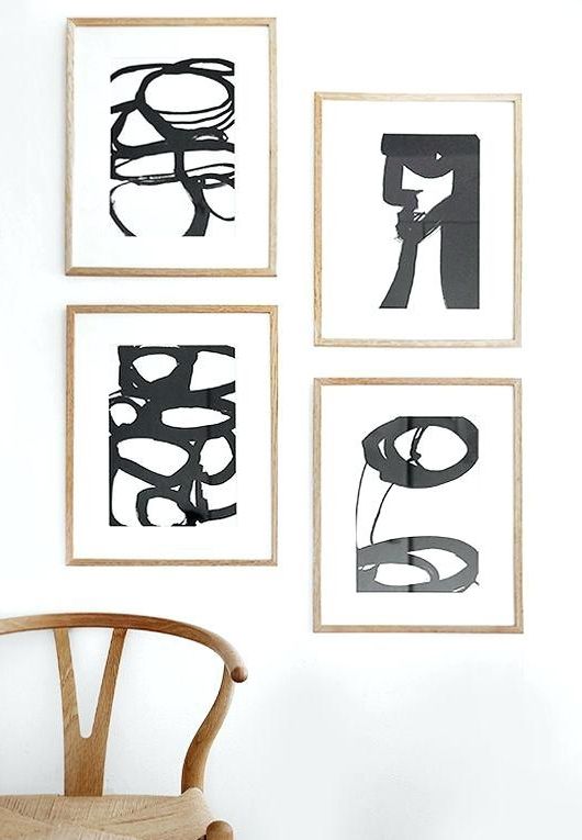 Black And White Framed Wall Art With Regard To Most Current Black White Wall Art Best Black And White Abstract Ideas On Black (View 14 of 15)