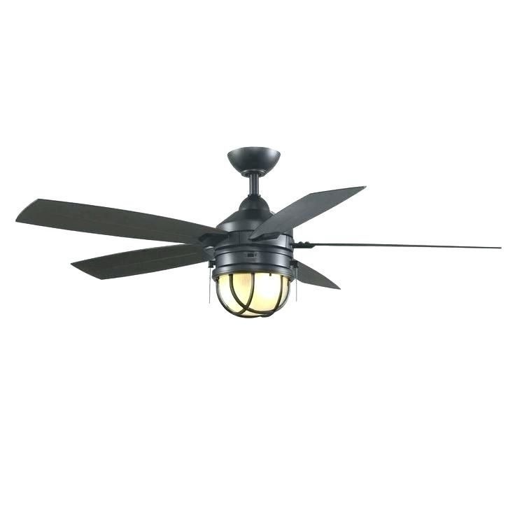 Black Outdoor Ceiling Fans With Light Pertaining To Most Up To Date Black Outdoor Ceiling Fans With Lights Fan No Light Without Lamp (Photo 6 of 15)