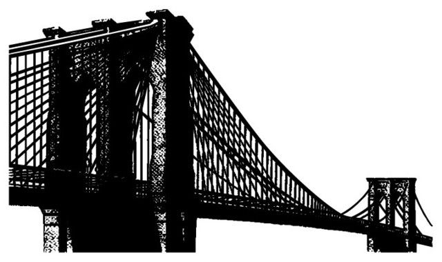 Brooklyn Bridge Wall Decal – Contemporary – Wall Decals – Regarding Well Liked Brooklyn Bridge Wall Decals (Photo 1 of 15)
