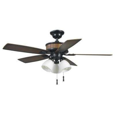 Brown Outdoor Ceiling Fan With Light For 2018 Hampton Bay – Brown – Outdoor – Ceiling Fans With Lights – Ceiling (View 7 of 15)