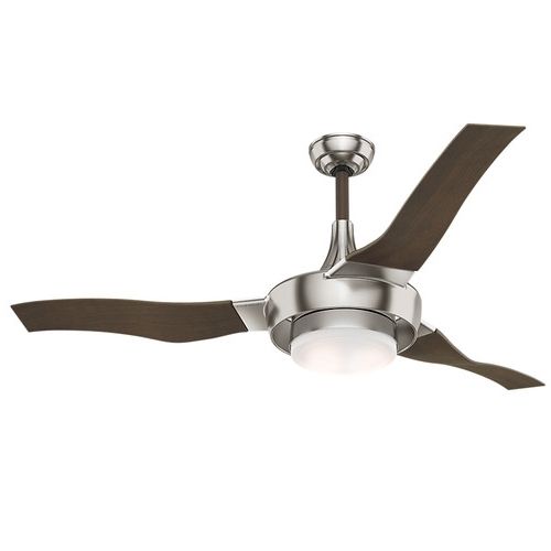 Brushed Nickel Outdoor Ceiling Fans With Regard To Favorite Casablanca 59167 Perseus 64 In (View 8 of 15)