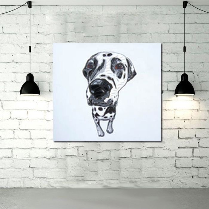 Featured Photo of 15 The Best Abstract Dog Wall Art