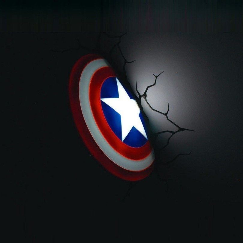 Captain America 3D Nightlight (View 1 of 15)