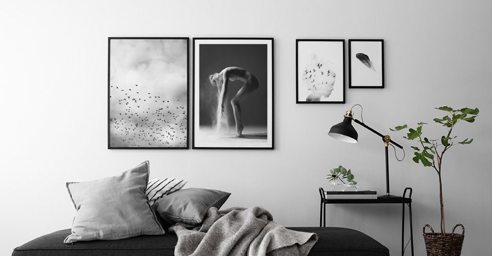 Cheap Black And White Wall Art Pertaining To Popular Black And White Prints – Black And White Art At Desenio.co.uk (Photo 3 of 15)