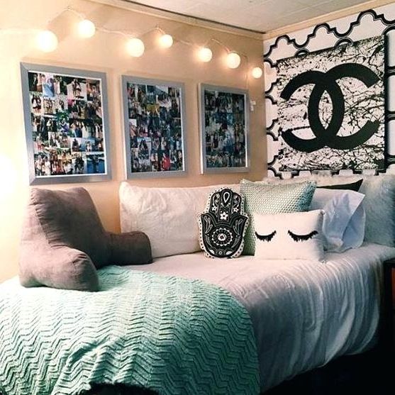 College Dorm Wall Art For Latest College Dorm Ideas College Dorm Ideas For Girls Dorm Room Wall (Photo 3 of 15)