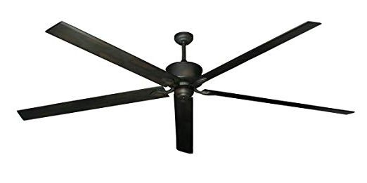 Current Bronze Outdoor Ceiling Fans Intended For Hercules 96 Inch Dc Ceiling Fan With Remote (Oil Rubbed Bronze (View 8 of 15)