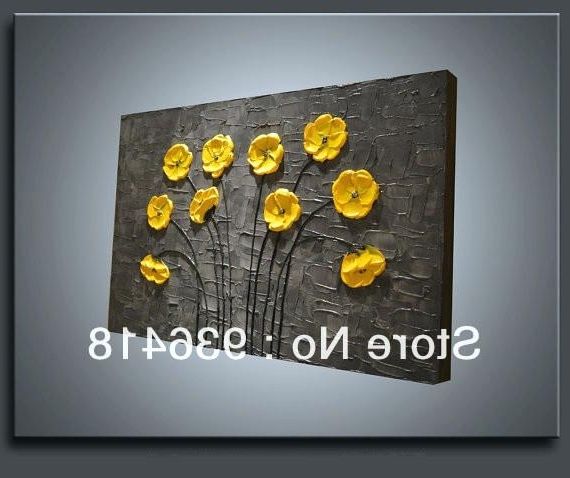 Current Large Yellow Wall Art With Regard To Grey Yellow Wall Art – Chastaintavern.co (Photo 10 of 15)