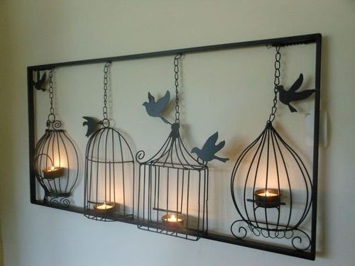 Featured Photo of Top 15 of Metal Birdcage Wall Art