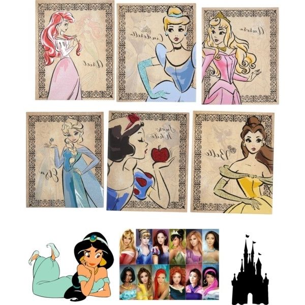 Disney Princess Framed Wall Art Throughout Well Liked 41 Disney Princess Canvas Wall Art, Cinderella Splatter Disney (Photo 1 of 15)