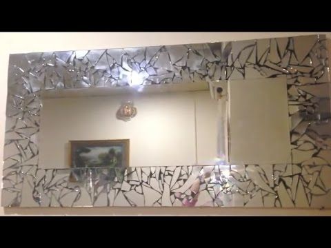 Diy: Mirrored Mosaic Wall Art! Diy Wall Decor (easy & Cheap) – Youtube With Widely Used Diy Mirror Wall Art (View 1 of 15)