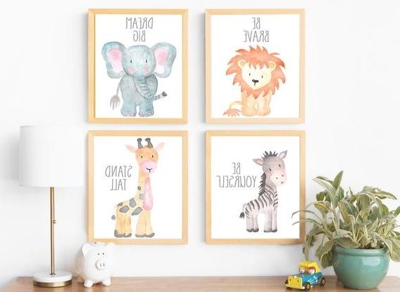 Featured Photo of 15 Best Etsy Childrens Wall Art