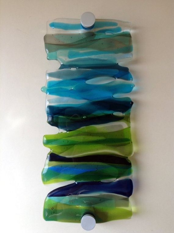 Etsy Within Fused Glass Wall Art Hanging (Photo 11 of 15)