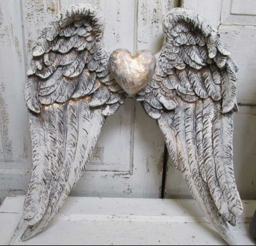 Featured Photo of 15 Best Collection of Angel Wings Sculpture Plaque Wall Art