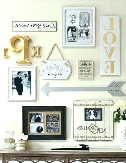 Famous Framed Monogram Wall Art In Framed Letter Wall Art Framed Monogram Wall Art Large Initial Wall (View 10 of 15)