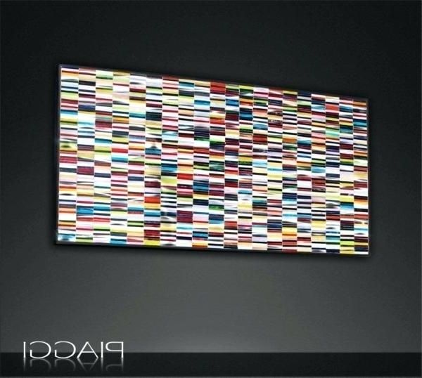 Famous Metal Glass Wall Art Sequence Mosaic Contemporary Glass Wall Art Pertaining To Modern Glass Wall Art (View 11 of 15)