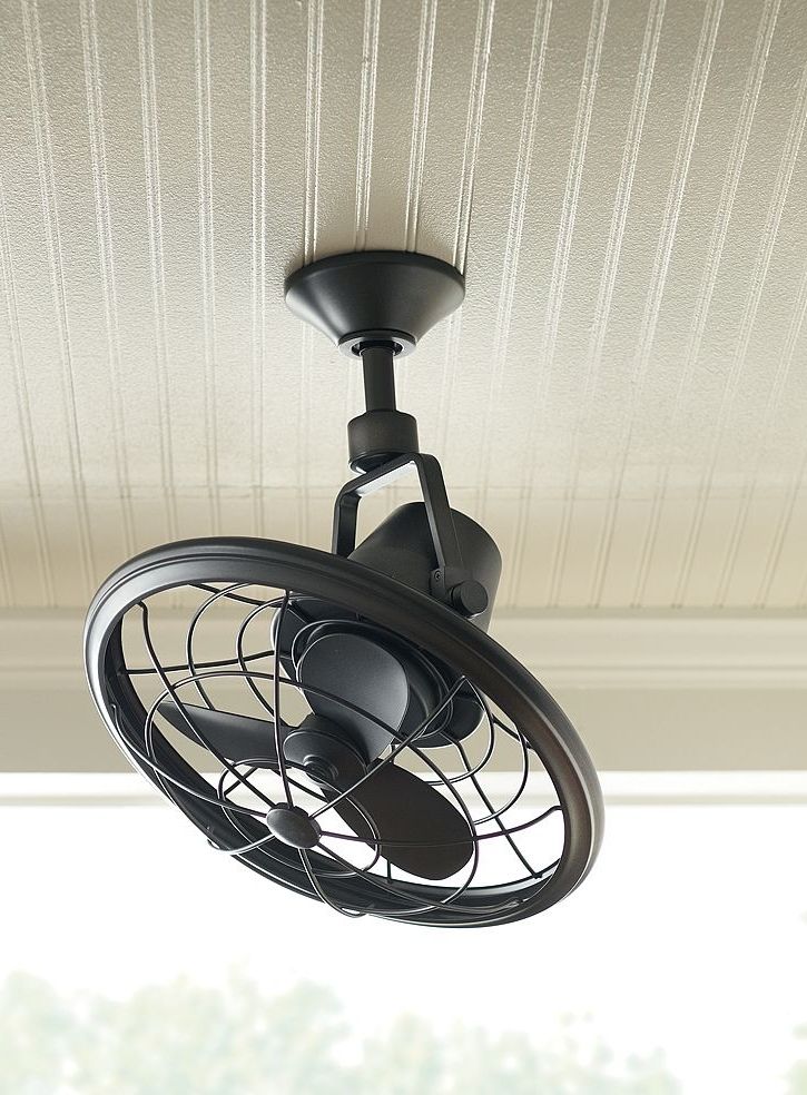 Featured Photo of Top 15 of Vintage Outdoor Ceiling Fans