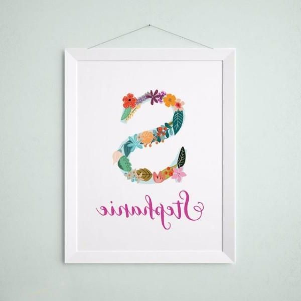 Fashionable Wall And Wonder Wall Prints Personalized Baby Name Wall Art Vintage Inside Baby Name Wall Art (View 12 of 15)