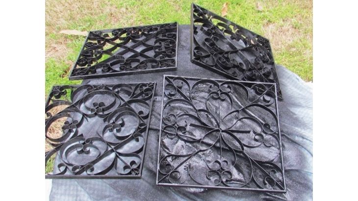 Faux Wrought Iron Wall Art For Trendy Faux Wrought Iron Wall Art (View 7 of 15)