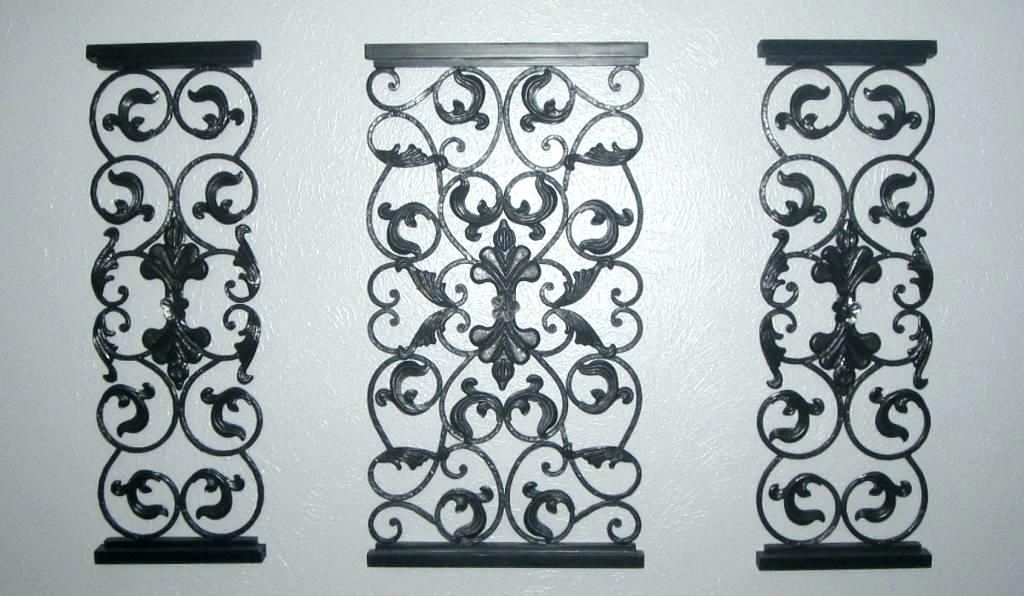 Faux Wrought Iron Wall Decors In Current Wrought Iron Metal Wall Art Metal Wall Art Wrought Iron Wall Decor (View 11 of 15)