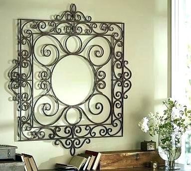 Faux Wrought Iron Wall Decors Within Favorite Faux Wrought Iron Wall Art Wrought Iron Wall Art Garden Gate Wall (View 14 of 15)