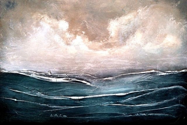 Favorite Abstract Ocean Wall Art Regarding Abstract Ocean Art Abstract Ocean Artwork Beach Style Fine Art (View 15 of 15)