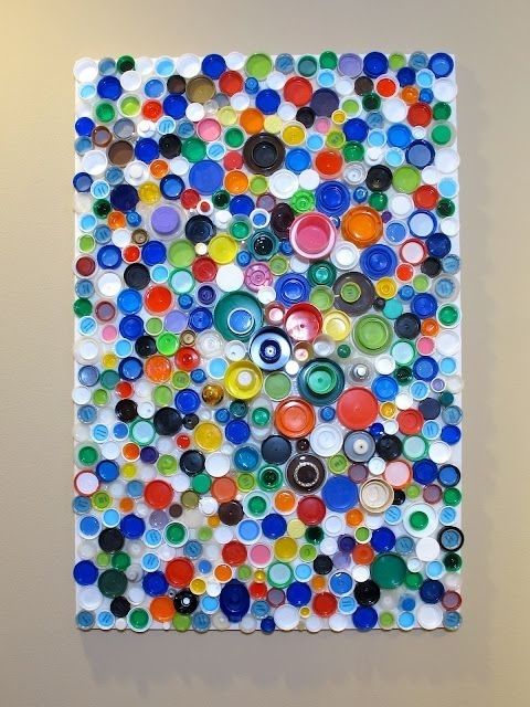 Favorite Recycled Wall Art Intended For Here's An Idea For Upcycled Plastic Bottle Cap Wall Art From (View 8 of 15)
