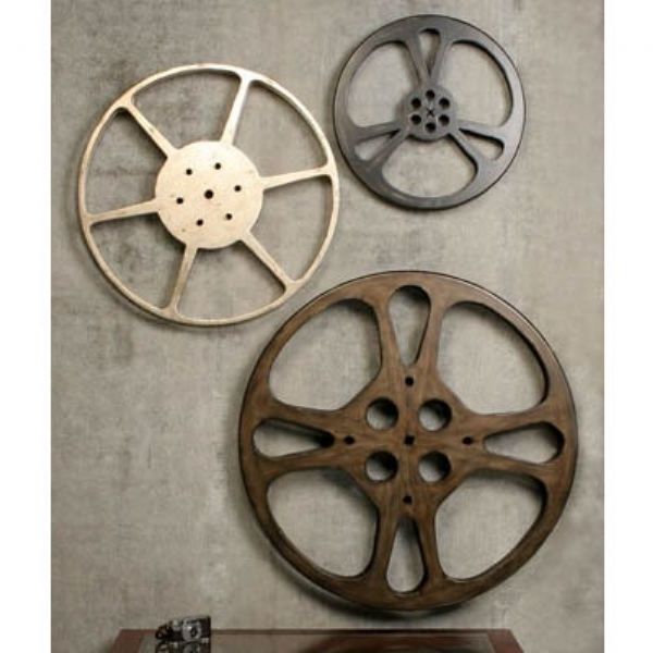 Film Reel Wall Art. For Our Movie Room! (Photo 12 of 15)