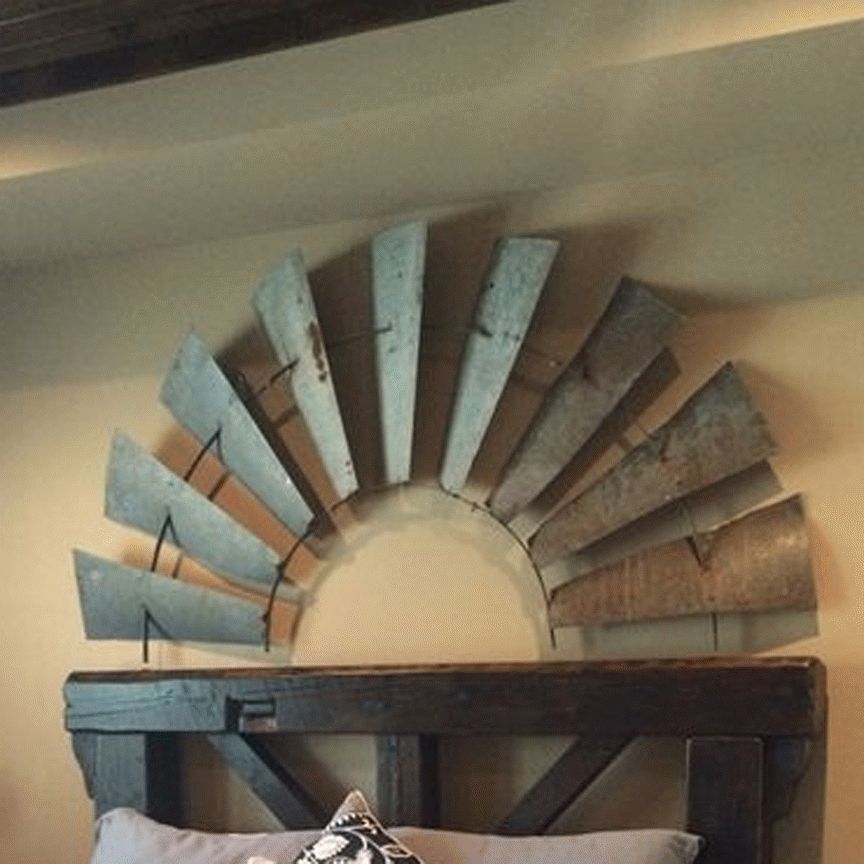Funky Metal Wall Art Throughout Current 1/2 Windmill Wall Plaque – Fh (View 5 of 15)