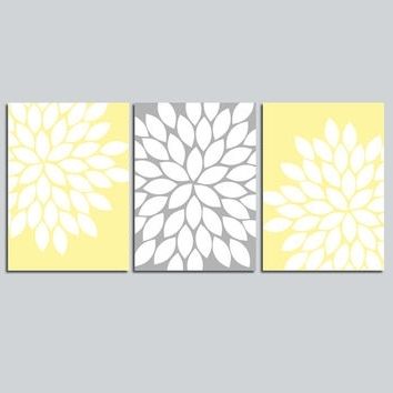 Gray And Yellow Wall Art Pertaining To Popular X Q Elegant Yellow And Grey Wall Art – Home Design And Wall (View 2 of 15)