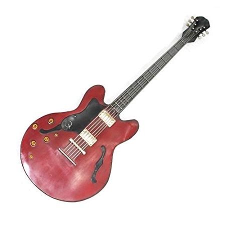 Guitar Metal Wall Art Intended For Most Popular Wall Art – Metal Wall Art – Electric Rock Guitar: Amazon.co.uk (Photo 14 of 15)