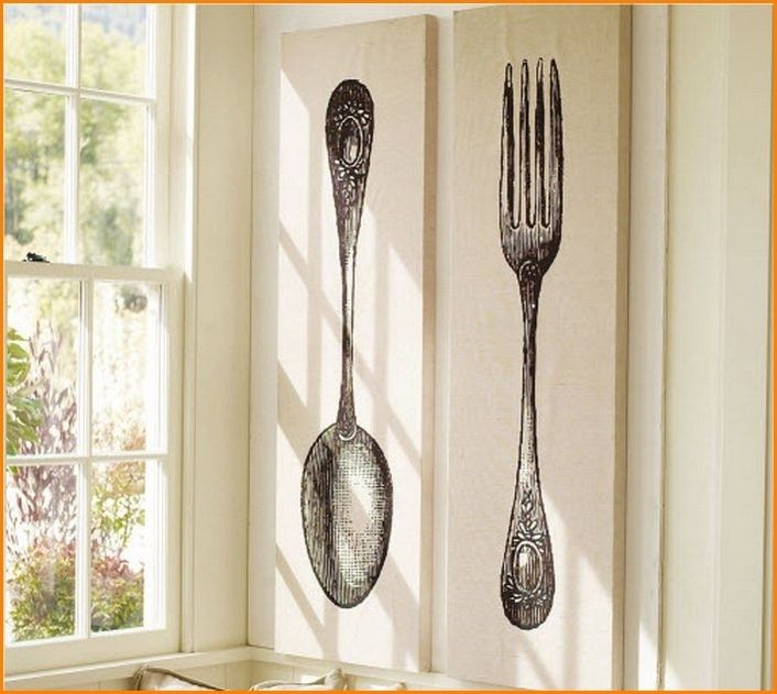 Home Design Ideas Inside Latest Big Spoon And Fork Decors (View 2 of 15)