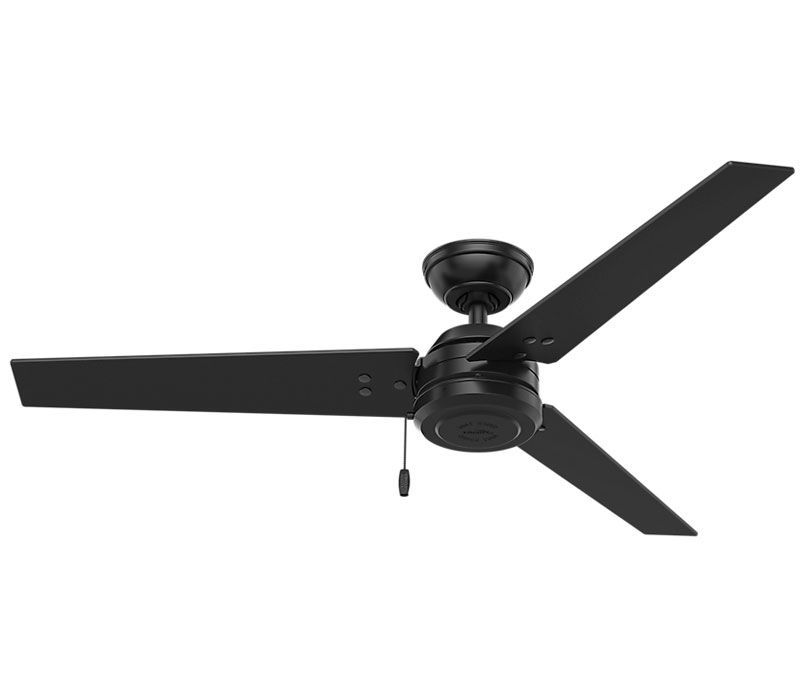Hunter 59263 Cassius 52" Outdoor Ceiling Fan, Fresh White Throughout Most Current Black Outdoor Ceiling Fans (View 9 of 15)